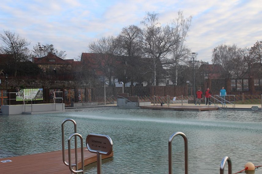 Besuchermagnet Eisbaden