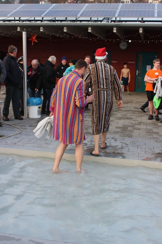 Besuchermagnet Eisbaden