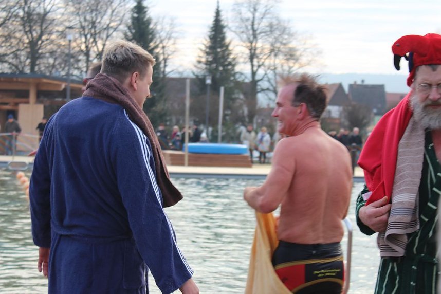 Besuchermagnet Eisbaden