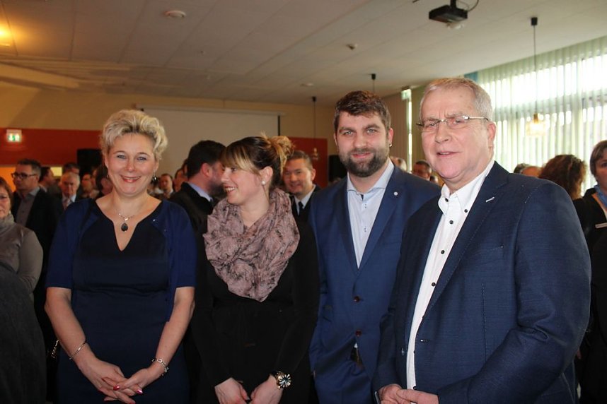 Mit dem "Mammut zum Neujahrsempfang