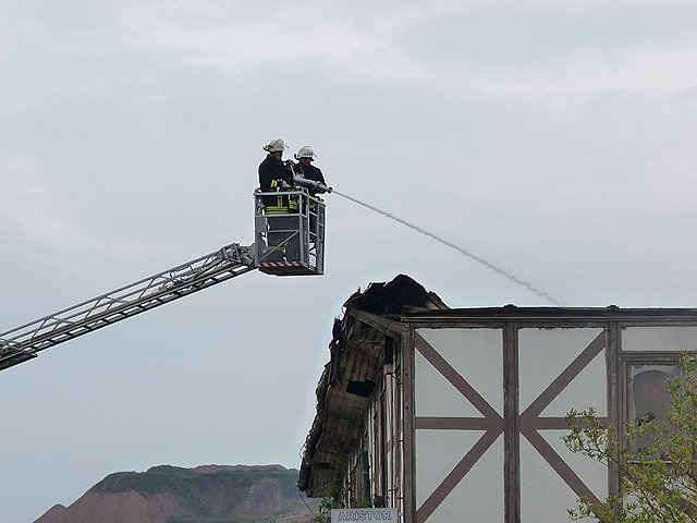 Brand in der Schachtstra&szlig;e