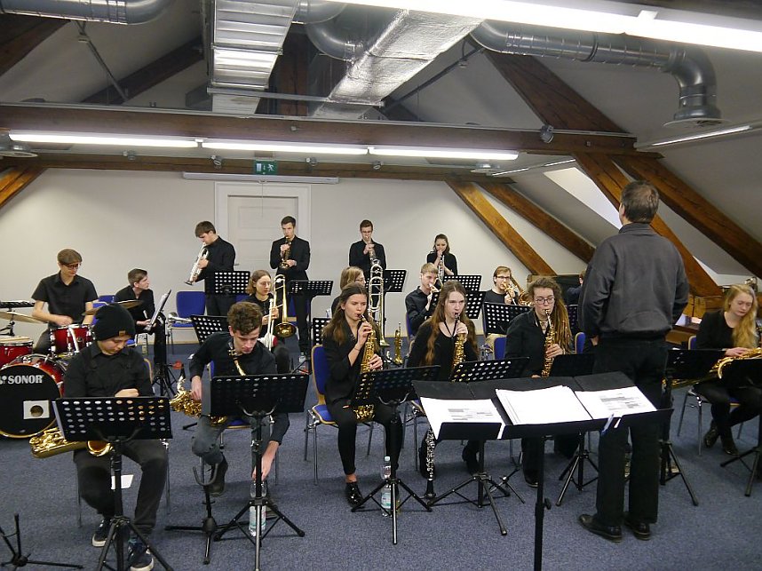 Landesjugendbigband im Workshop