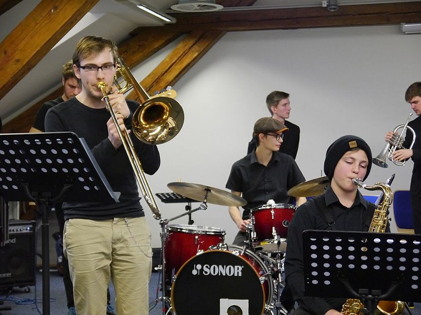 Landesjugendbigband im Workshop