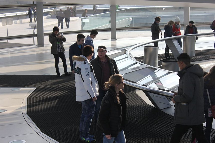 Fahrt zum Deutschen Bundestag