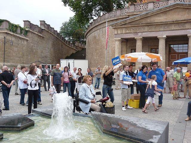 Wahlkampftour Althaus