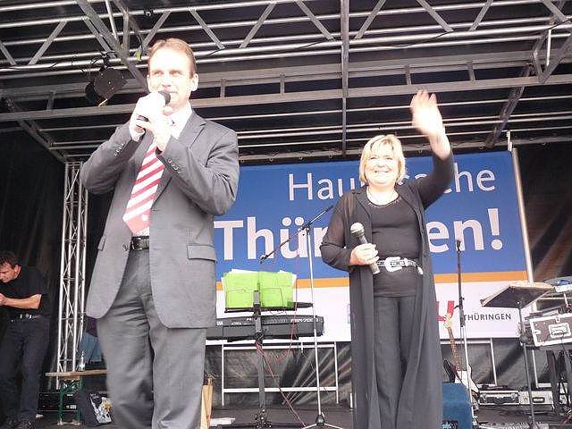 Wahlkampftour Althaus