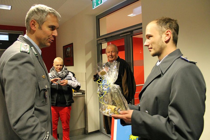 Wieder Lehrgangsteilnehmer vereidigt