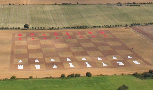 Gr&ouml;&szlig;tes Schachspiel der Welt