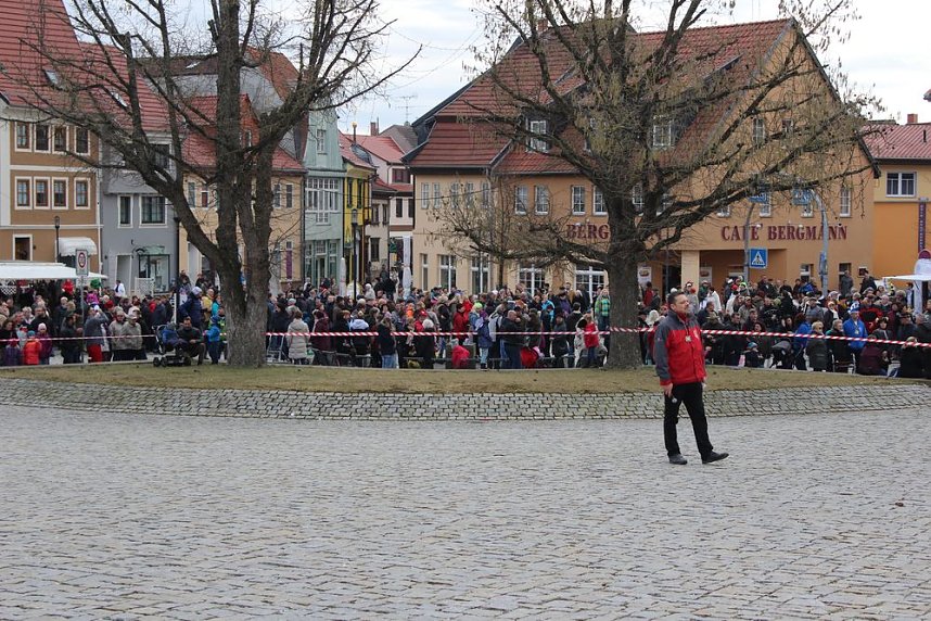 Auf dem Anger gefeiert