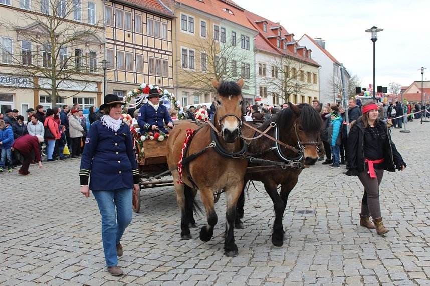 Auf dem Anger gefeiert