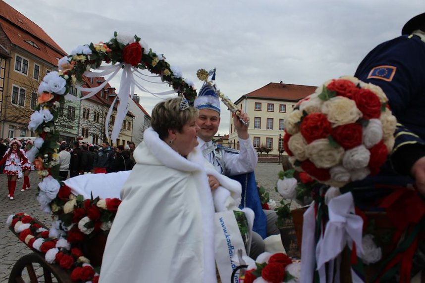 Auf dem Anger gefeiert