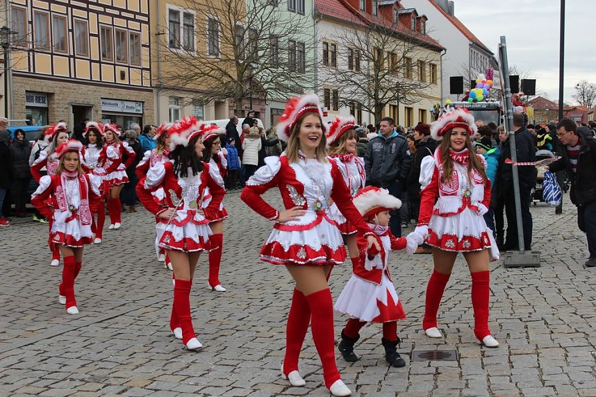 Auf dem Anger gefeiert