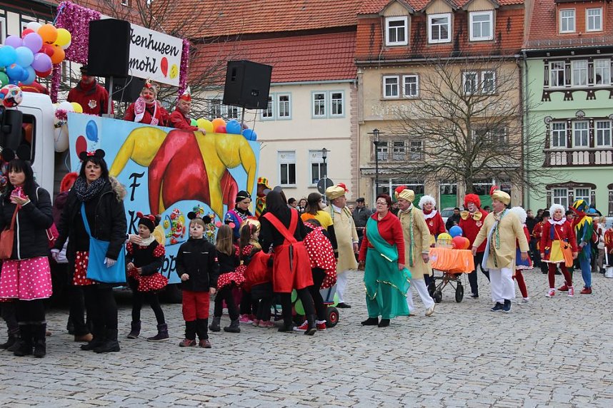 Auf dem Anger gefeiert