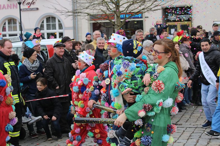 Auf dem Anger gefeiert