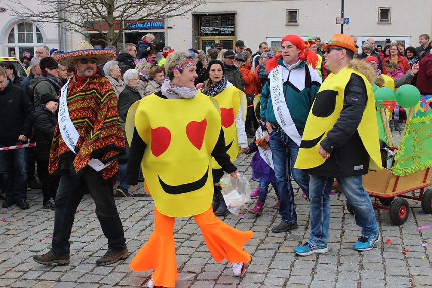 Auf dem Anger gefeiert