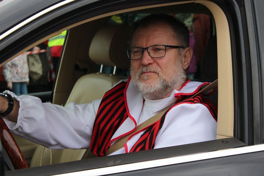 Auf dem Anger gefeiert