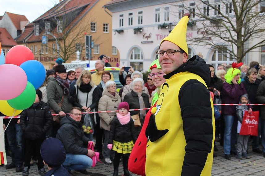 Auf dem Anger gefeiert