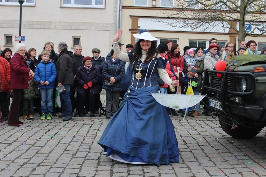 Auf dem Anger gefeiert