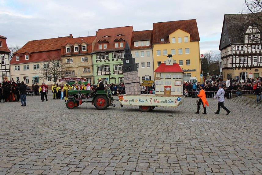 Auf dem Anger gefeiert