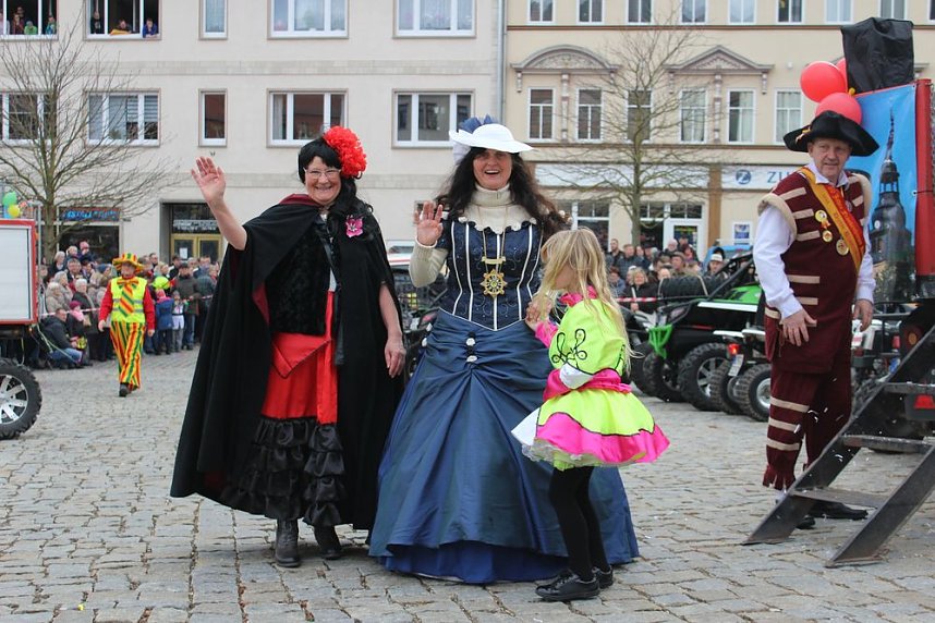 Auf dem Anger gefeiert