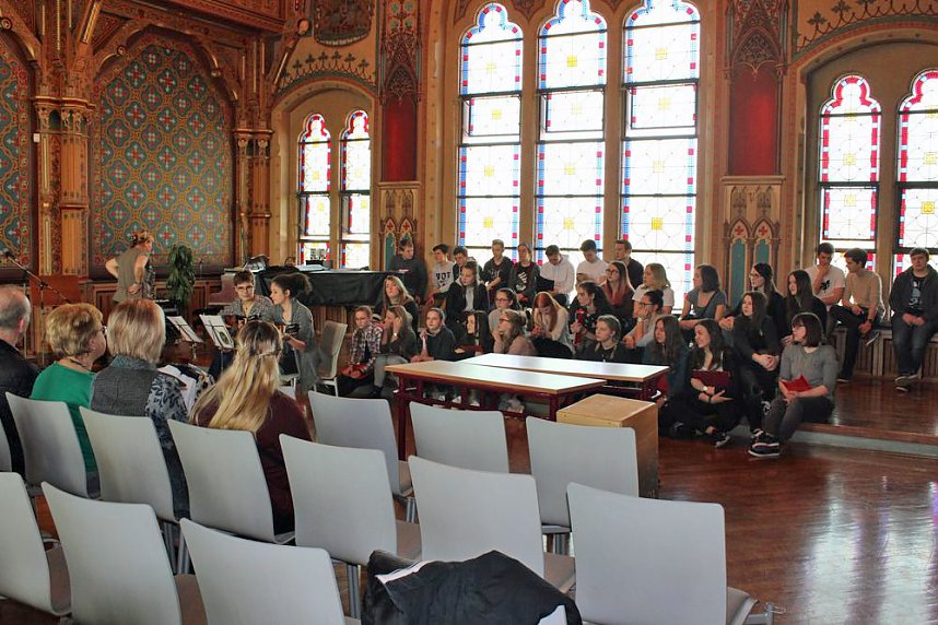 Das Scholl-Gymnasium am Samstag