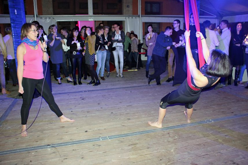 Bei der Party stand man Kopf