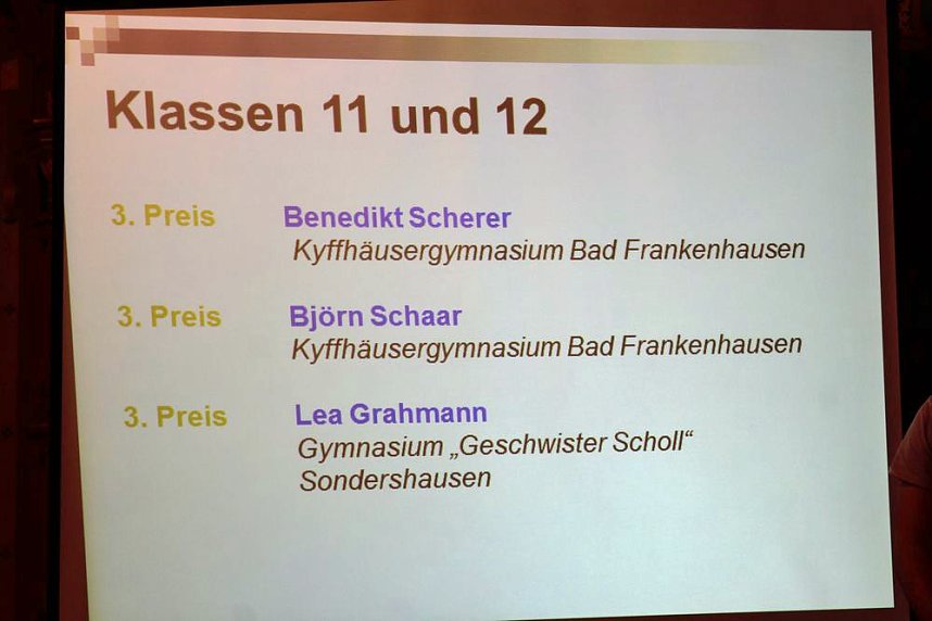 Matheasse ausgezeichnet