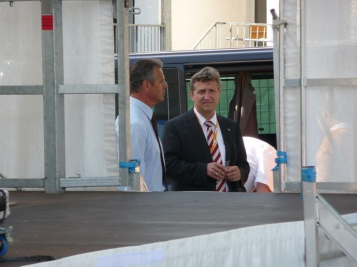 Besuch von Angela Merkel in Nordhausen