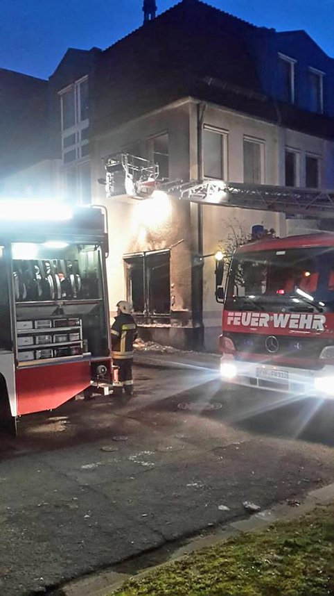 Brand bei Sparkasse Artern