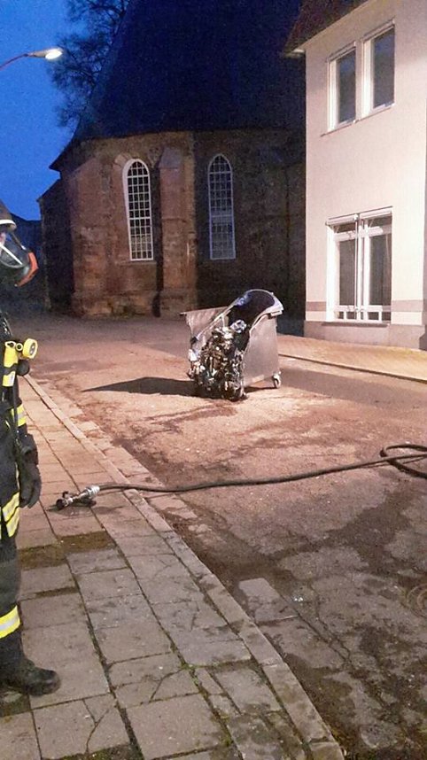 Brand bei Sparkasse Artern