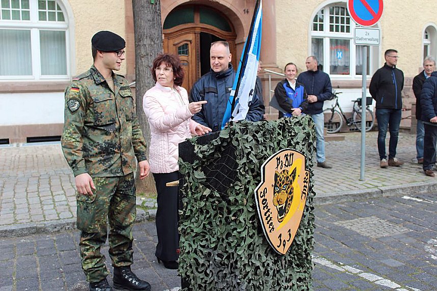 Patenschaft mit Panzerkompanie besiegelt