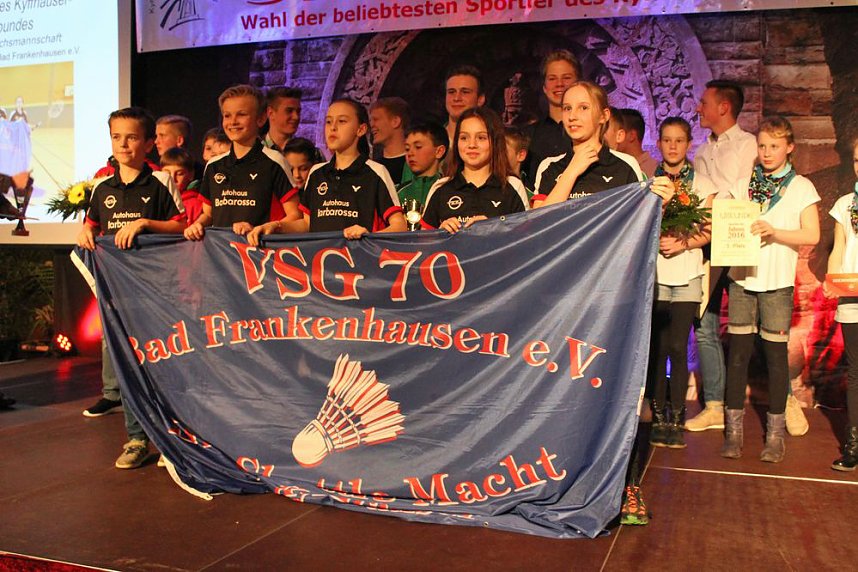 Beliebteste Nachwuchssportler des Kyffh&auml;userkreises