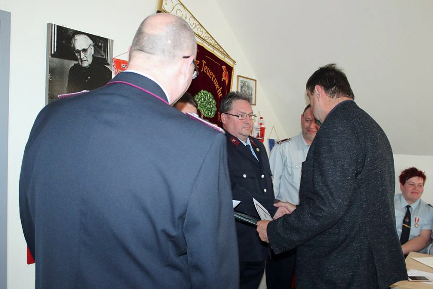 Viel los bei den Kameraden der FFW Jecha