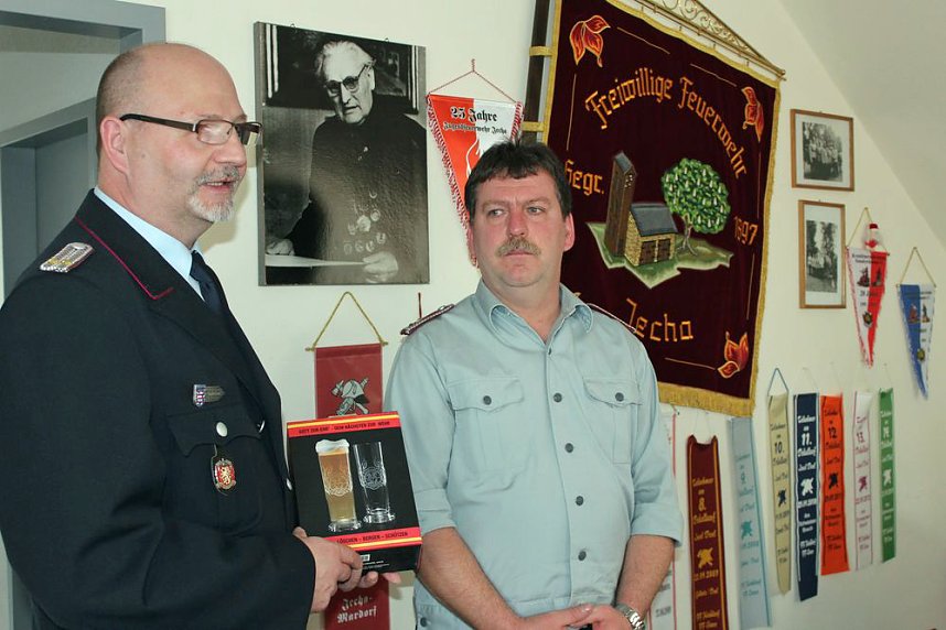 Viel los bei den Kameraden der FFW Jecha