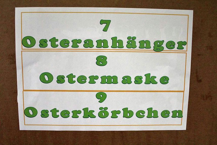 Gelungener Osterbasar beim CSC