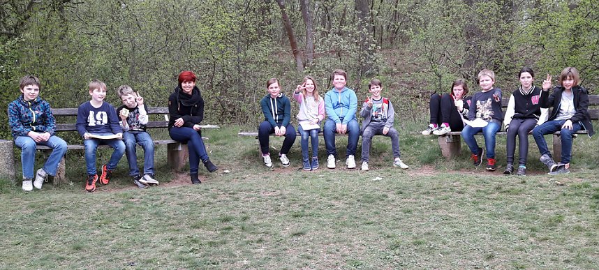 Osterspa&szlig; mit den 5.Klassen