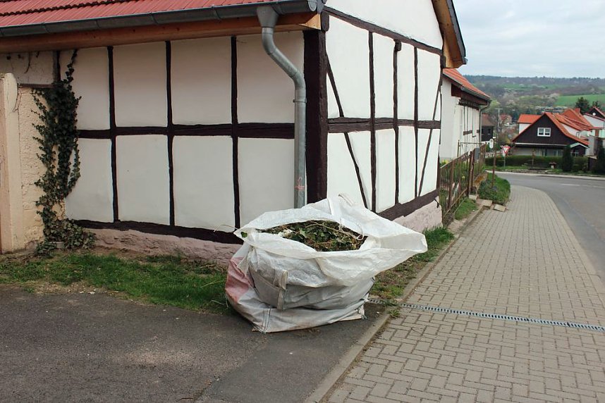 S&auml;uberungsaktion in Sondershausen