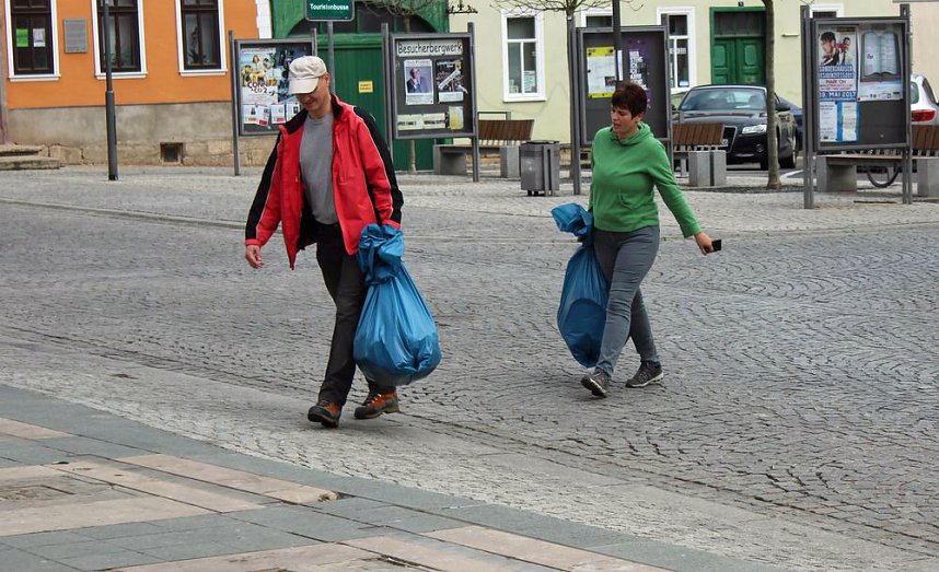 S&auml;uberungsaktion in Sondershausen