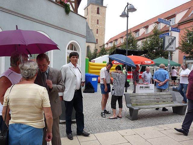Wahlkampftour Die Linke Bodo Ramelow