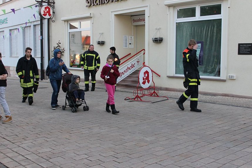 Fackelumzug in Bad Frankenhausen