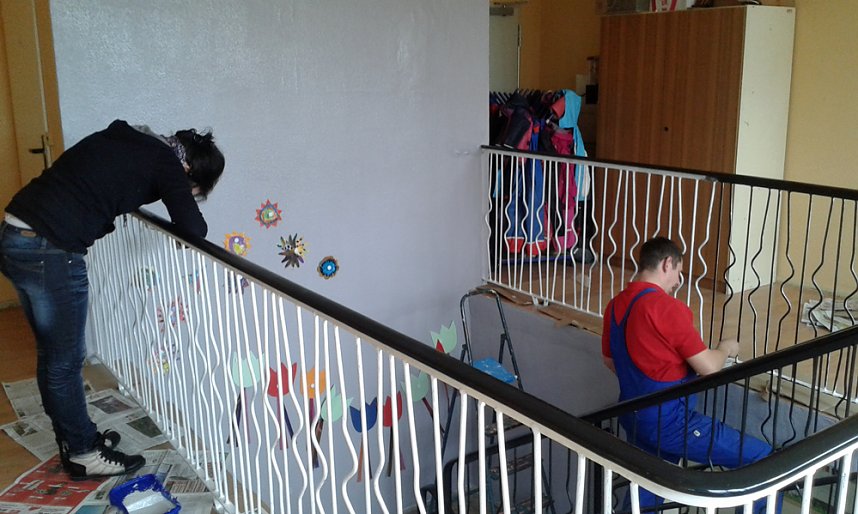 Frisch und farbenfroh bei den Helbespatzen