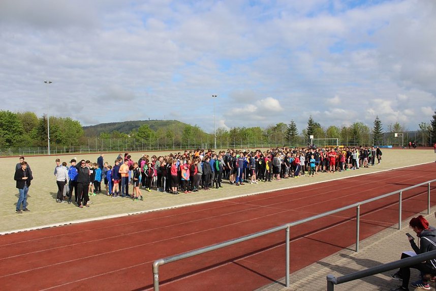 Die Leichtathleten begeisterten