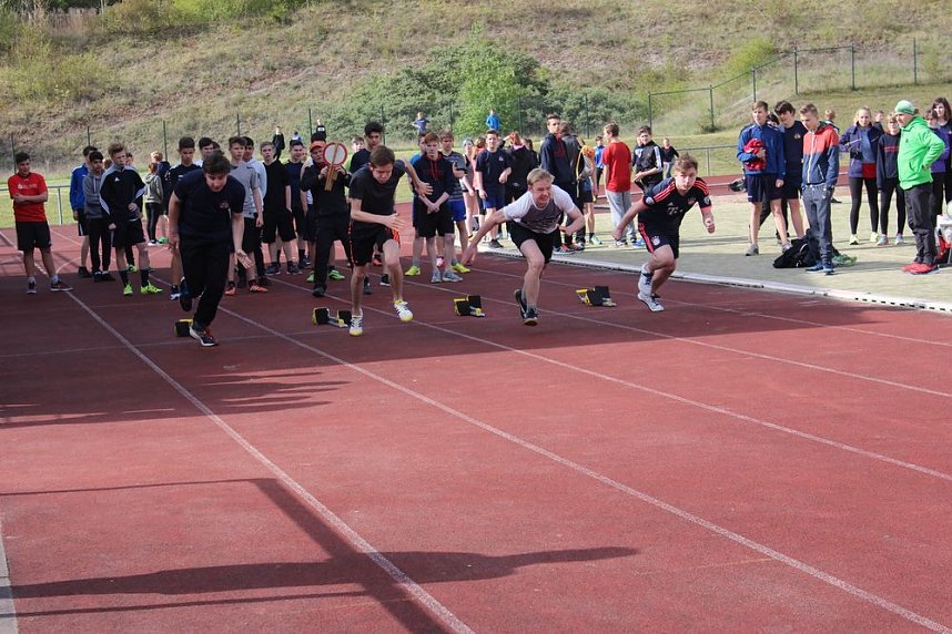 Die Leichtathleten begeisterten