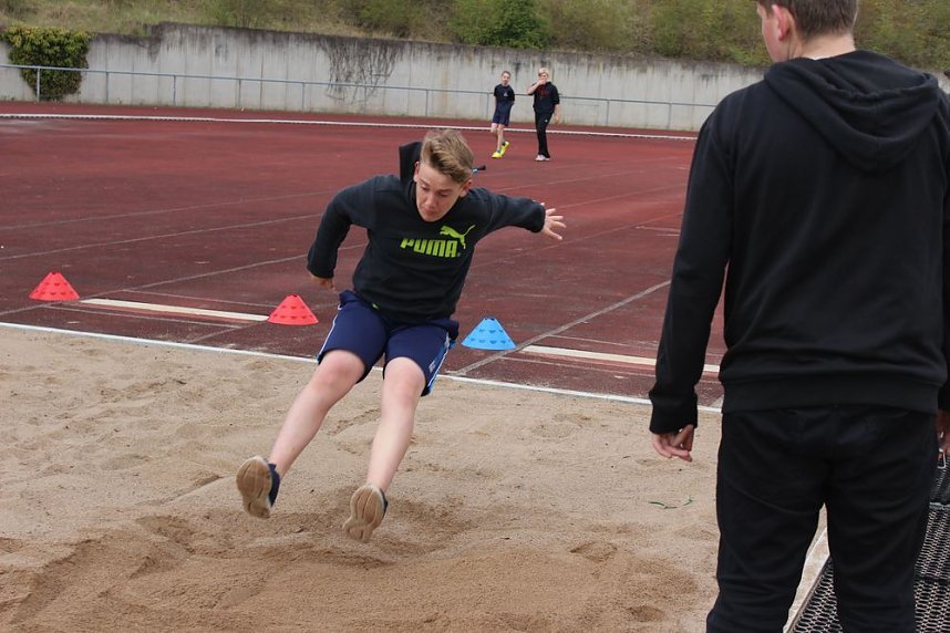 Die Leichtathleten begeisterten