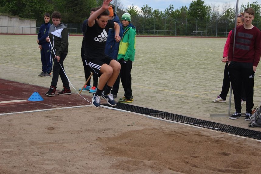 Die Leichtathleten begeisterten