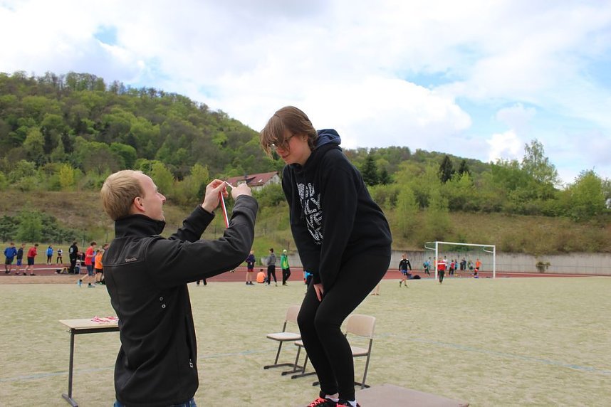 Die Leichtathleten begeisterten