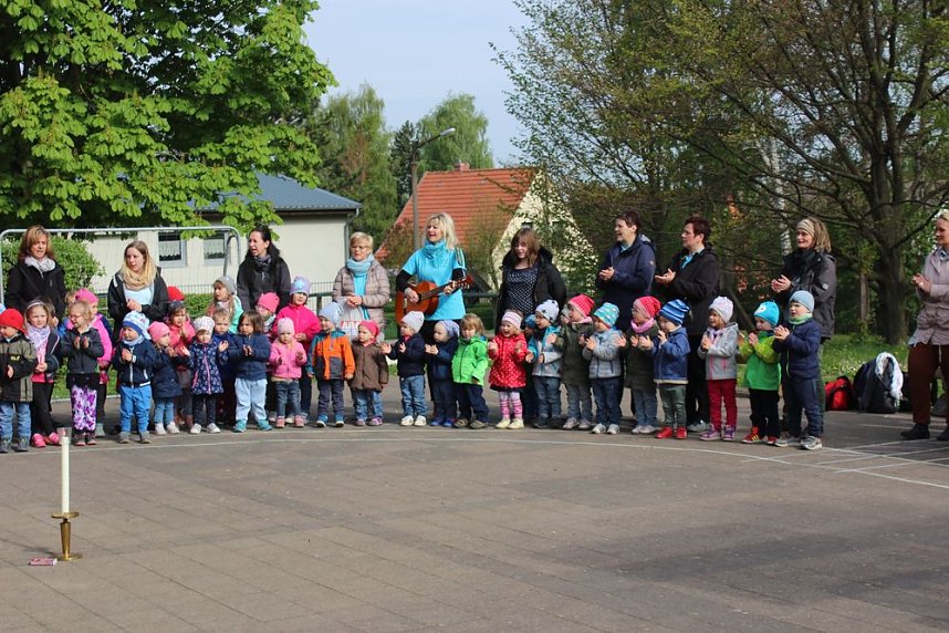 Arche Noah Kitas feierten