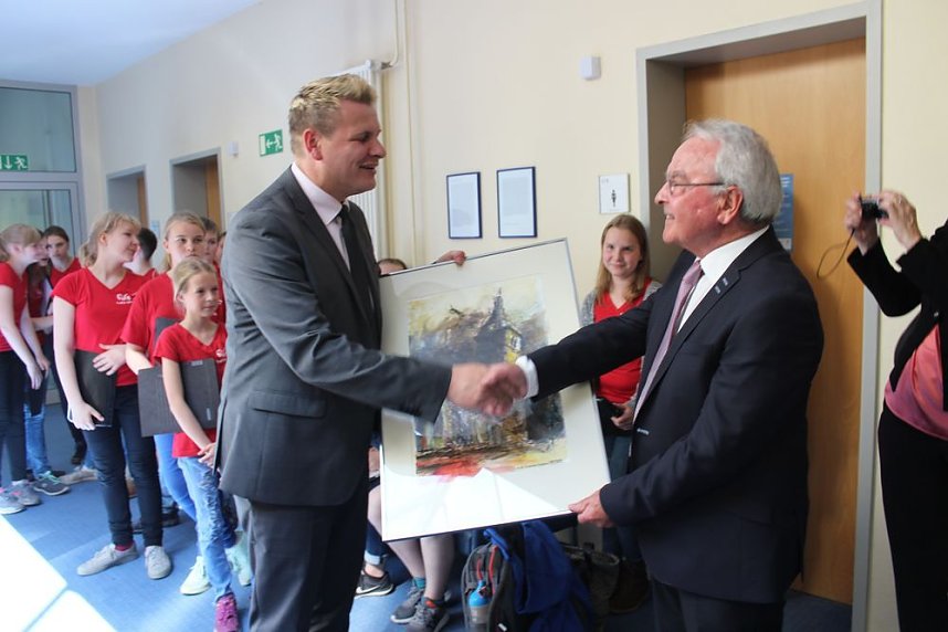 Eintrag in das Ehrenbuch der Stadt Bad Frankenhausen