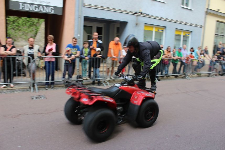 Spektakul&auml;re Stuntshow