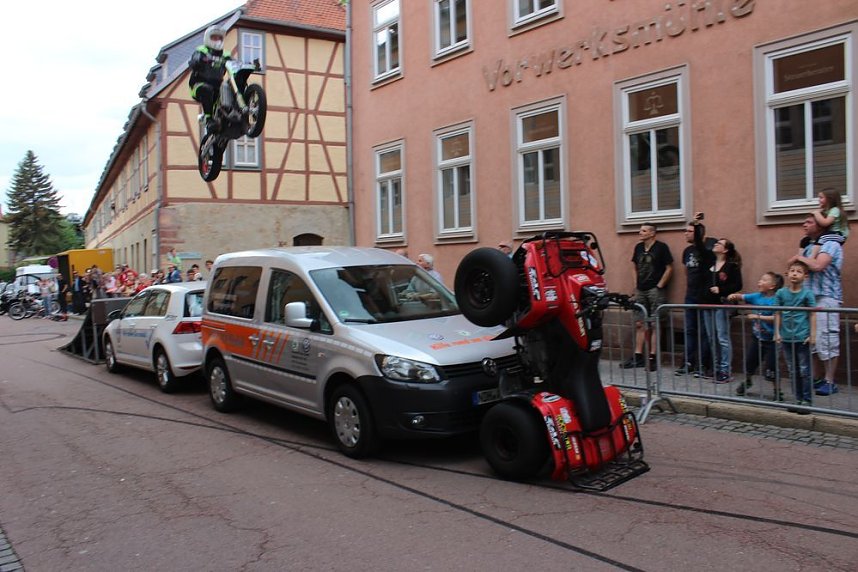 Spektakul&auml;re Stuntshow
